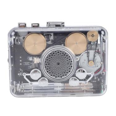 Imagem de Asixxsix Cassette Tape Player, Portable Cassette Player com 3,5MM Earphone, Large Speaker, Built in USB Port, to MP3 Converter for commutes, travel, or outdoor music