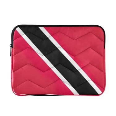 Imagem de Bolsa com bandeira de Trinidad Tobago para laptop, capa protetora à prova de choque, bolsas de professor de 33 a 13,3 polegadas