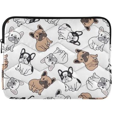 Imagem de Capa para notebook Bulldog Cute Animals capa para notebook universal 13-14 polegadas acolchoada para MacBook 13 polegadas