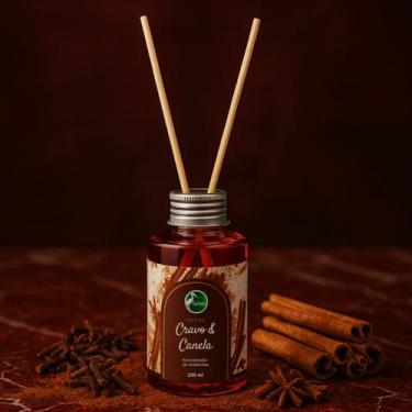 Imagem de Difusor De Aromas Ambiente Vareta Pantanal Aromas 200ml, Cravo e Canel