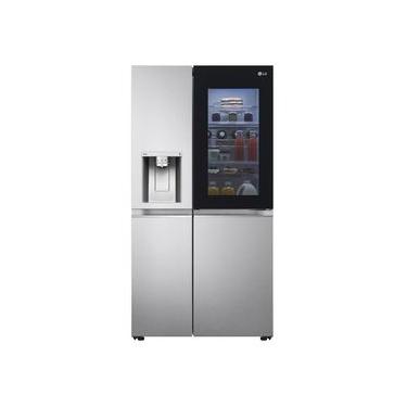 Imagem de Geladeira Smart LG Side by Side UVnano Inverter 598L Aço Escovado GC-X257CSH1