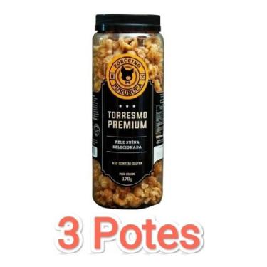 Imagem de Pururuca Torresmo Premium Porccino Pote De 170g, Pururuca