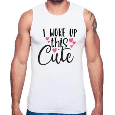 Imagem de Regata I woke up this cute - Foca na Moda, Branco, G