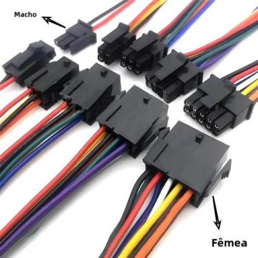 Imagem de Conector Micro-fit Molex MX3.0 43025 43020 20AWG Terminal De Fio De Du