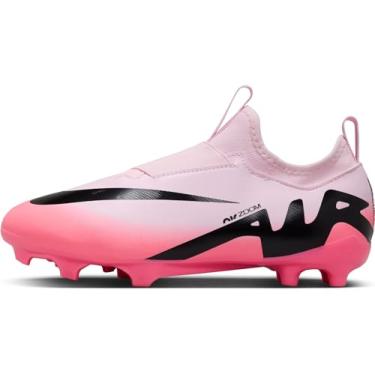 Imagem de Nike Tênis de futebol infantil unissex de cano baixo, Espuma rosa preta, 11.5 Little Kid