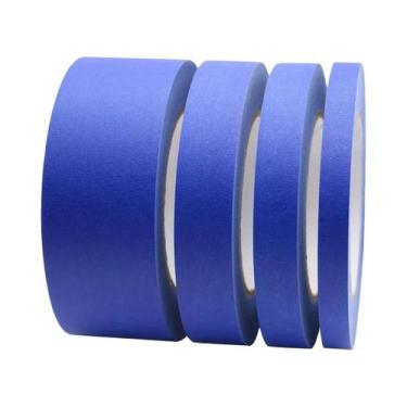 Imagem de Fita Adesiva Azul Para Pintores, Vários Tamanhos (1/2, 3/4, 1, 2 Poleg