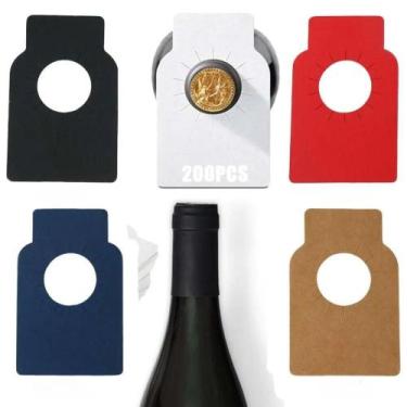 Imagem de 100 Etiquetas Para Garrafas De Vinho, Rótulos Pendurados Para Adega, N