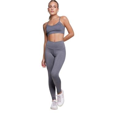Imagem de Conjunto Top Alça Fina e Calça Suplex Serra e Mar Modas Roupa Para Academia Treino Moda Fitness-Feminino