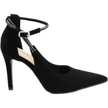 Imagem de Scarpin Salto Alto Fino Bebecê Tiras Com Strass Feminina