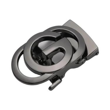 Imagem de Cinto Masculino De Luxo Com Fivela Automática De 3,5cm Estilo Designer