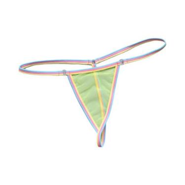 Imagem de Mini Biquíni Colorido Para Mulheres, Tanga Sexy, Lingerie Para Casais,