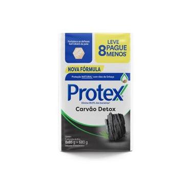 Imagem de Sabonete em Barra Protex Carvão Detox 8un Leve Mais Pague Menos