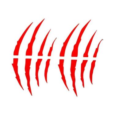 Imagem de Adesivos De Vinil Ghost Claw Para Farol De Moto, 2 Peças, PVC, Para Ta