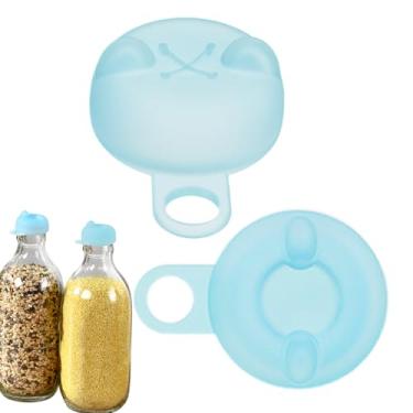 Imagem de Tampas de vedação de garrafas, tampa de vedação de silicone para garrafa de água mineral - Tampa de bebida de longa duração para festa escolar na praia interna e externa