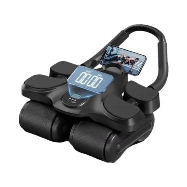 Imagem de Rolo Abdominal Automático De Quatro Rodas Para Treino De Músculos Abdo