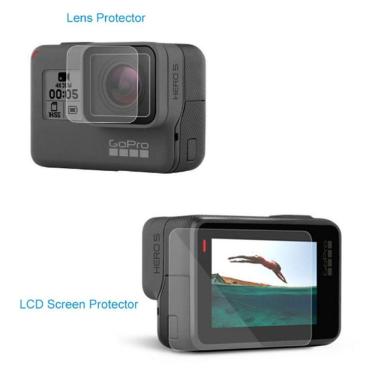 Imagem de Película Lente e Lcd para GoPro 5, 6, 7 Black