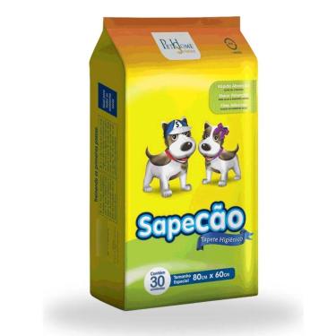 Imagem de Tapete Higiênico Sapecão 80x60cm Com 30 Unidades
