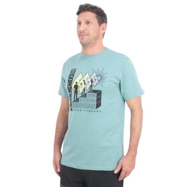 Imagem de Camiseta Volcom Reflected Verde-Unissex