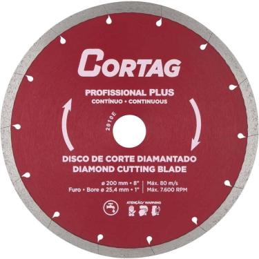 Imagem de Disco De Corte Diamantado, 200 Mm, Profissional Plus, Cortag Ostenvonder