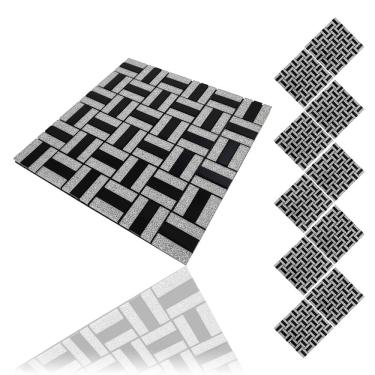 Imagem de Pastilha De Vidro Adesiva Kit 10 Uni Parede Cozinha Sala Banheiro Decorativa Moderna Requintado Reforma Facil Aplicacao