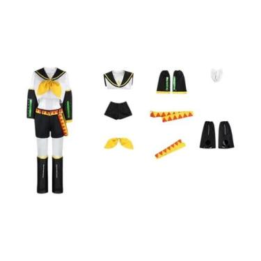 Imagem de Fantasia De Cosplay Anime Len Rin, Uniforme Kagamine JK, Roupas Para H