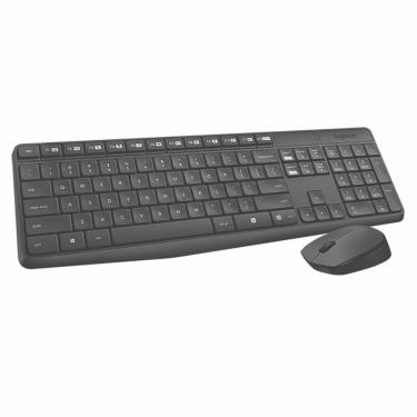 Imagem de Kit Teclado/mouse Wireless - Logitech Mk235