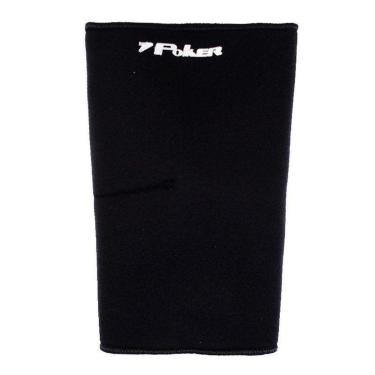 Imagem de Joelheira Poker Neoprene Lisa Preta-Unissex