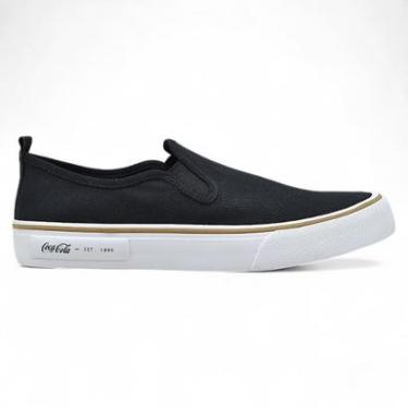 Imagem de Tenis Coca Cola Masculino Iate City Casual Slip On Conforto-Masculino