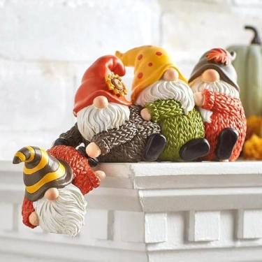 Imagem de 1pc natal gnome velho resina ornamento decoração de mesa - NONE