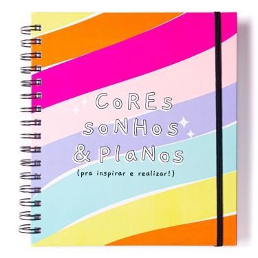 Imagem de Planner Permanente Cores Sonhos E Planos Focus Day