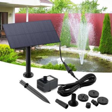Imagem de Fonte De Água Solar Para Decoração De Jardim Com Estaca, Kit De Econom