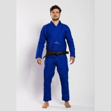 Imagem de Kimono Pretorian First 350g Fight For Good Masculino Azul-Masculino