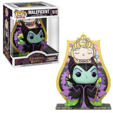 Imagem de Boneco Funko Pop! Deluxe Disney Vilões - Malévola Com Vitral