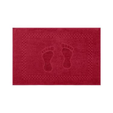 Imagem de Toalha De Piso Pezinho Em Jacquard Appel Vermelho, UN, Vermelho