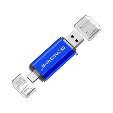 Imagem de Pen Drive USB C 128GB 64GB 32GB 16GB 8GB 4GB 2GB 1GB Para Smartphone A