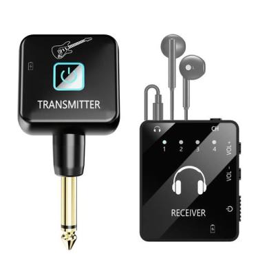Imagem de Sistema De Monitoramento Sem Fio In-Ear Com Transmissor E Receptor Lav
