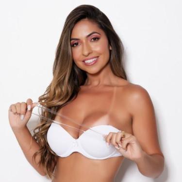 Imagem de Sutiã sem alça Com Enchimento - Tiê Lingerie, Preto, 44
