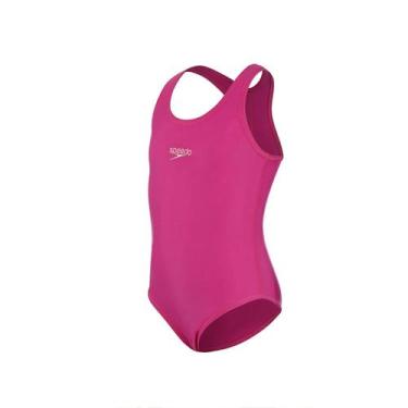 Imagem de Maiô Infantil Speedo Vital 3, 8, Rosa