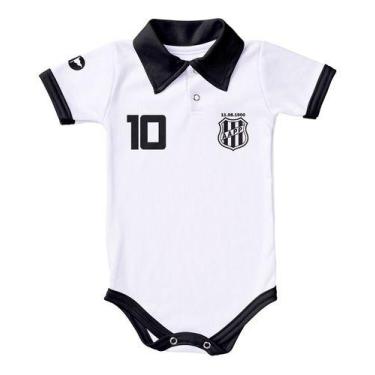 Imagem de Body Ponte Preta Bebe Recem Nascido Branco Ou Rosa Oficial - Branco - 