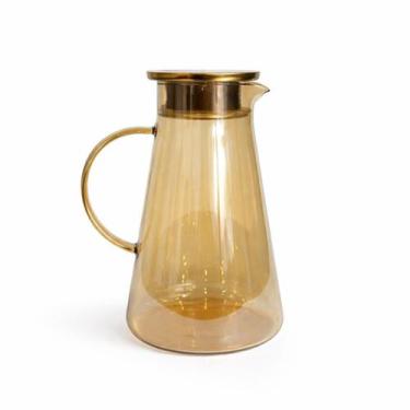 Imagem de Jarra de Vidro Borossilicato 1,8L Com Tampa Inox - - RIO MASTER, Ambar
