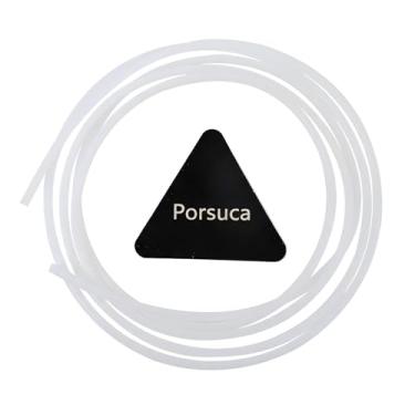 Imagem de Tubo PTFE ultratransparente para filamento de 1,75 mm com cortador para extrusora Bambu Lab A1/A1 mini/P1P/P1S/X1C, tubo Bowden de 2,5 mm IDx4 mm OD comprimento 5M (transparente)