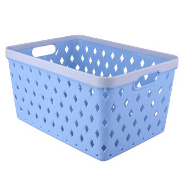 Imagem de Cesto Organizador Cazza Grid Plástico 15,3L - Item Sortido