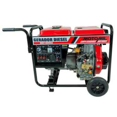 Imagem de Gerador à Diesel 7,5 kVA Trifásico 220 V Motomil MDGT-8000CLE