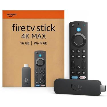 Imagem de Amazon Fire TV Stick 4K Max 2 Geração Wifi 6E, Dolby Vision Atmos, HDR