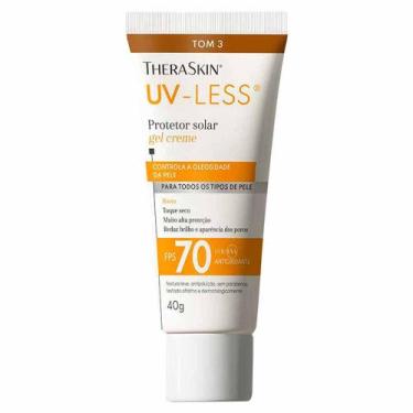 Imagem de Protetor Solar Facial Gel CremeTheraSkin UV-Less FPS70 40g, TOM 3