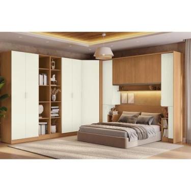 Imagem de Quarto Modulado Casal Liga 10Peças 13Pt QM29 Off Kappesberg