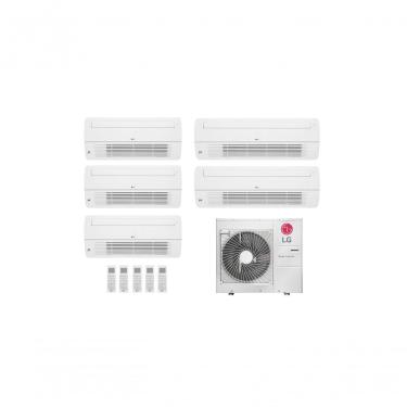 Imagem de Ar Condicionado Multi Split Inverter LG 72.000 BTUS 3x Evap 9.000 BTUS 1x 12.000 BTUS 1x 24.000 BTUS Quente e Frio 220V