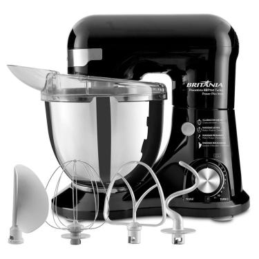 Imagem de Batedeira Planetária Britânia BBP760P Power Plus 4L 700W 12 Velocidades Preto 220V