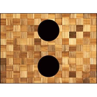 Imagem de Esteira Personalizada Madeira - EST0550 Tuddo Decor multi-colored Tamanho único