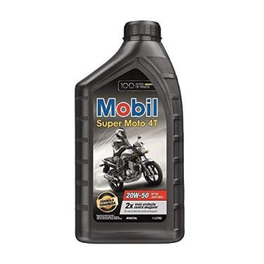 Imagem de Óleo Para Motor de Moto 20W50 4T Mineral Mobil Super Moto